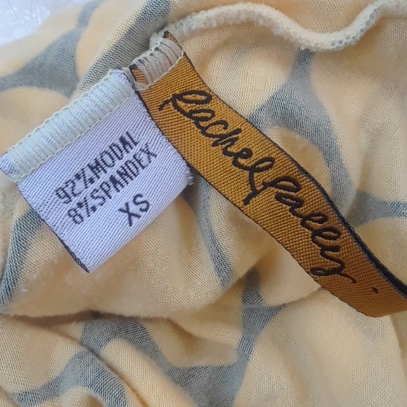 Rachel Pally yellow blue halter dress XS - Picture 3 of 4